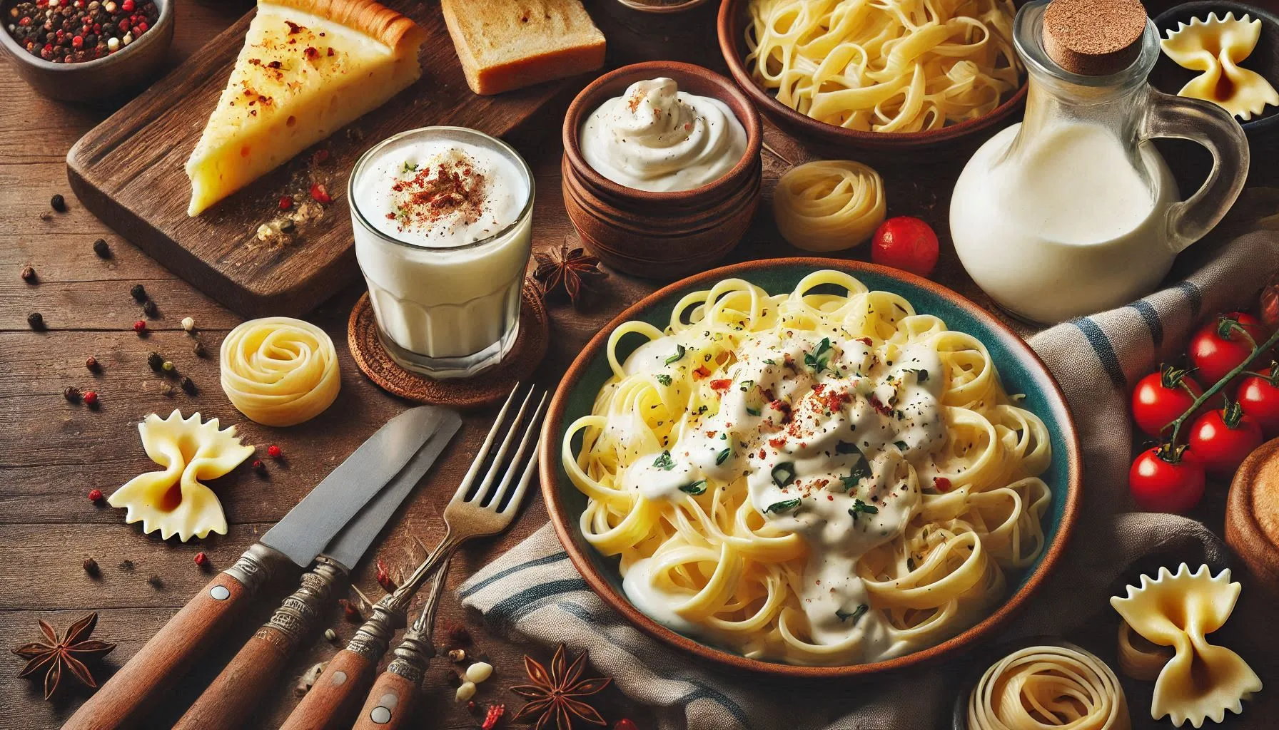 طرز تهیه پاستا آلفردو رستورانی خوشمزه و آسان طرز تهیه پاستا آلفردو رستورانی خوشمزه و آسان