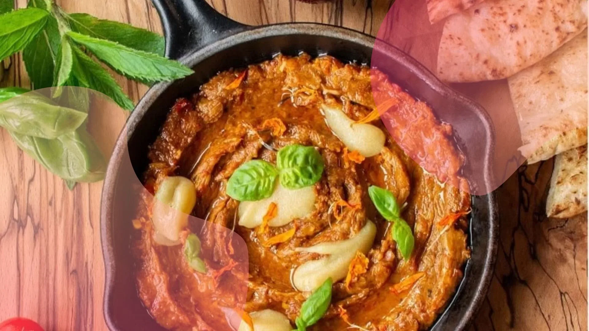 طرز تهیه میرزا قاسمی اصیل گیلانی با طعم دودی و دستور مرحلهبهمرحله میرزا قاسمی