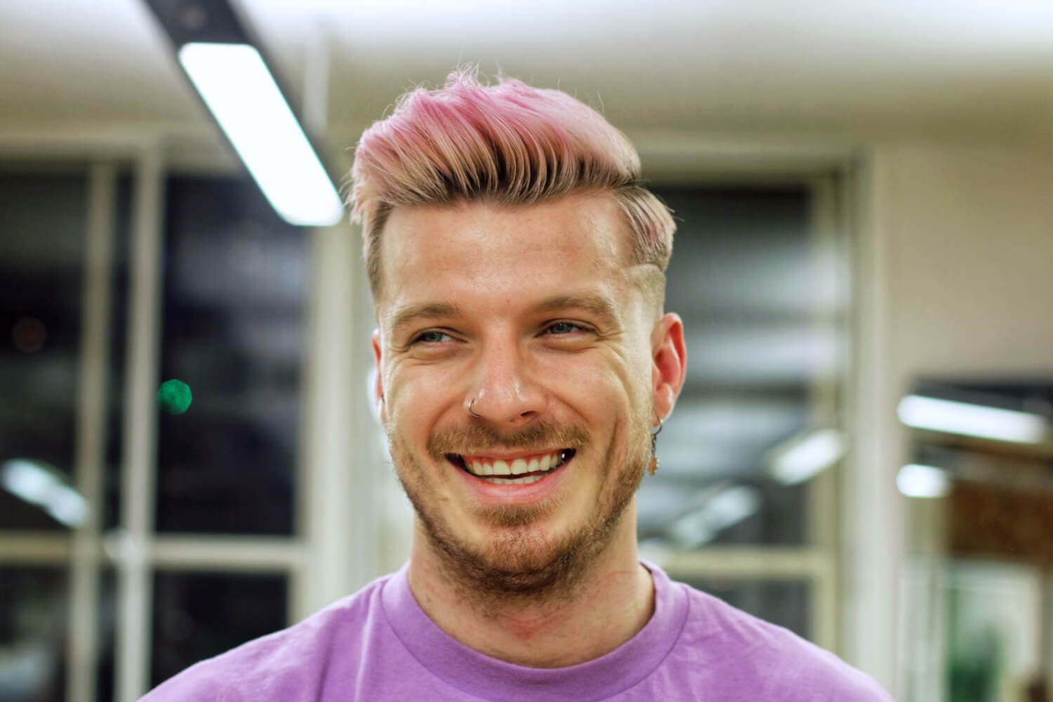 Colored Side Part