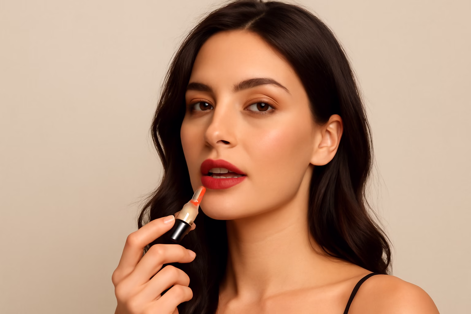 ۱۵ رژلب مناسب پوست سبزه ۲۰۲۵ | ترندهای پاییزی + تست رنگ ۱۵ رژلب مناسب پوست سبزه ۲۰۲۵